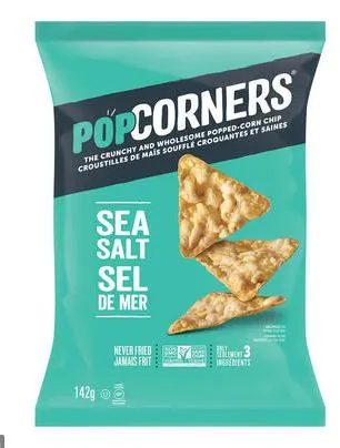 Sea Salt Popped Corn Chips