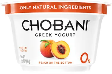 Peach On The Bottom Greek Yogurt