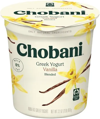 Vanilla Blended Non Fat Greek Yogurt