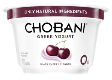 Black Cherry Flavored Greek Yogurt