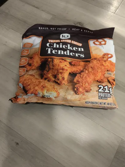 Pretzel Crumb Coated Chicken Tenders
