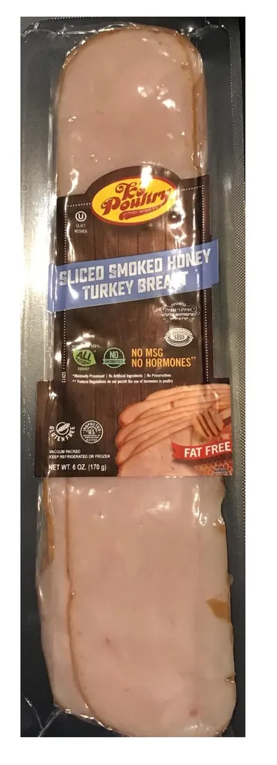 Sliced Smoked Honey Turkey Breast