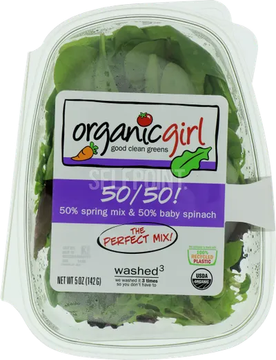 Organic Baby Spinach/Spring Mix 50/50