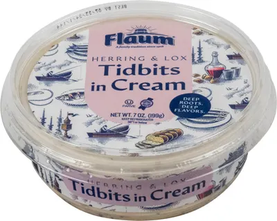 Herring & Lox Tidbits in Cream