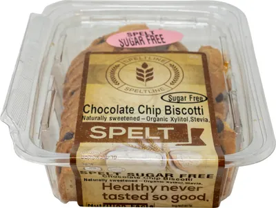 Spelt Chocolate Chip Biscotti