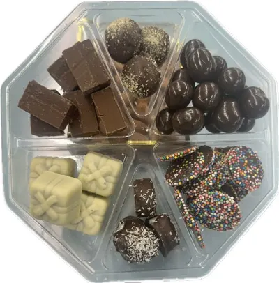 Octagon Chocolate 6 Section