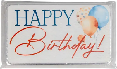 Chocolate Bar Happy Birthday