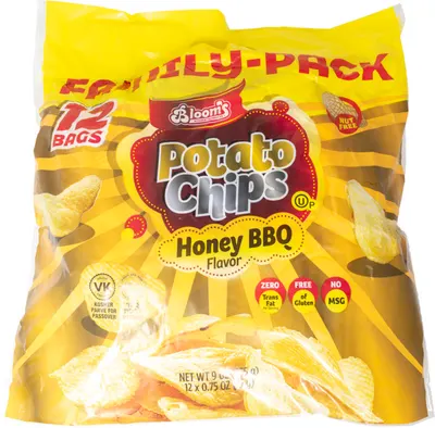 Honey BBQ Potato Chips 12 pk [KFP]