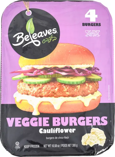 Veggie Burgers Cauliflower
