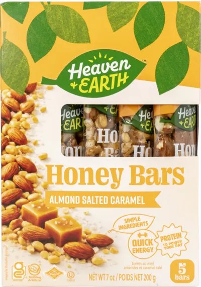 Almond Salted Caramel Flavor Honey Bar