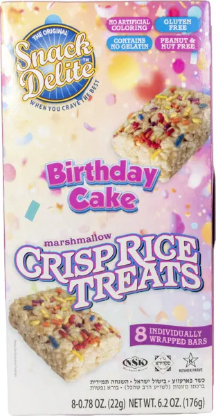 Crisp Rice Treats Birthday Cake
