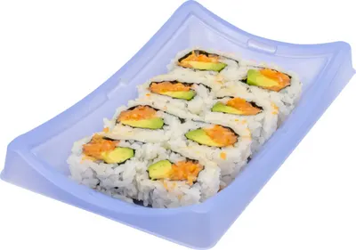 Spicy Salmon Avocado Roll - Brown Rice