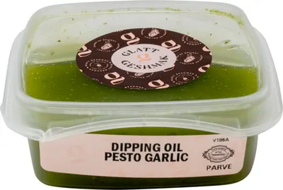 Pesto Garlic Dipping Oil