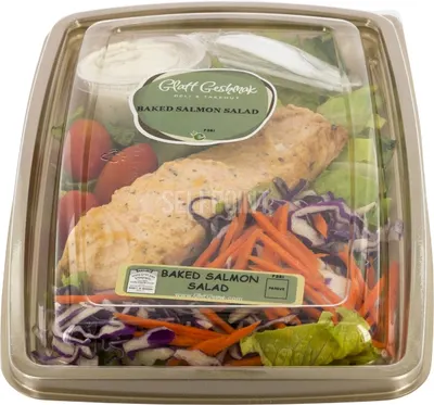 Baked Salmon Salad