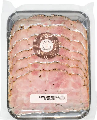 Vacuum Packed Romanian Turkey Pastrami · ~2 lb