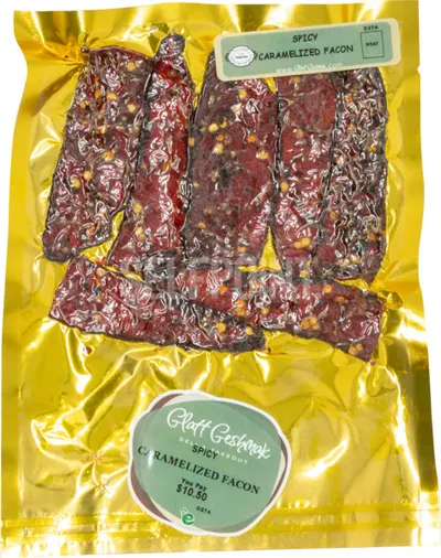Caramelized Facon - Pepper Crusted
