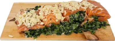 Salmon Roll - Spinach Stuffed