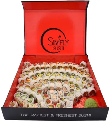 Sushi Platter in Gift  Box - Large (14 Rolls)
