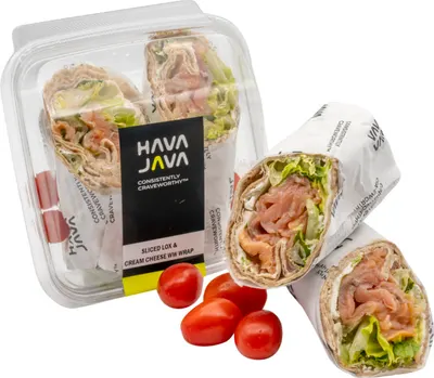 Sliced Lox & Cream Cheese Wrap W/W