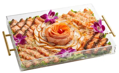 Lox & Sable Plexi Platter 16X12