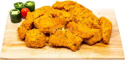 Breaded & Fried Salmon Cubes