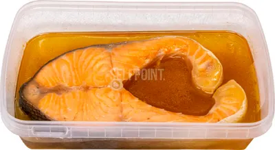 Cooked Baby Salmon Steak