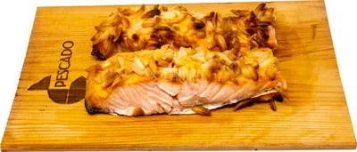Baked Salmon Almond Crusted Slice