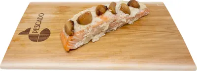 Baked Salmon Roasted Garlic Slice