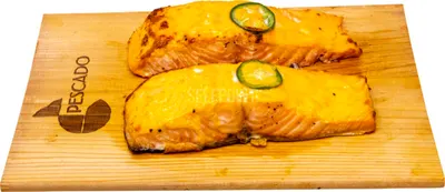 Baked Salmon Spicy Mayo Slice