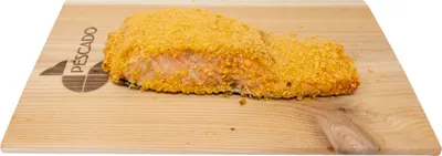Baked Salmon  Panko Crusted Slice