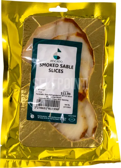 Smoked Sliced Sable