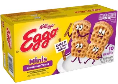 Mini Cinnamon Toast Flavor Waffles 10 ct