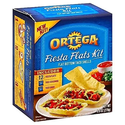 Fiesta Flats Kit Flat Bottom Taco Shells