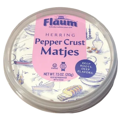 Pepper Crust Matjes Herring