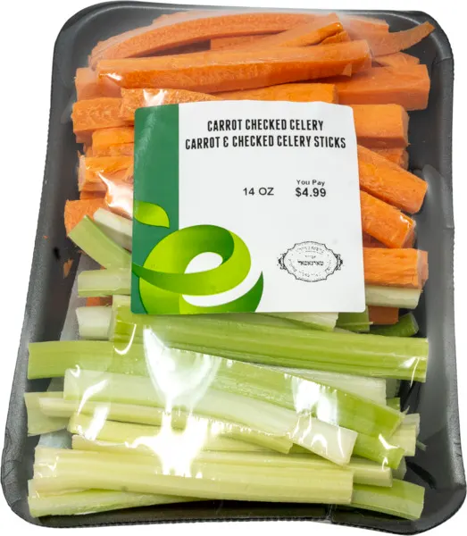 Carrot & Checked Celery Sticks