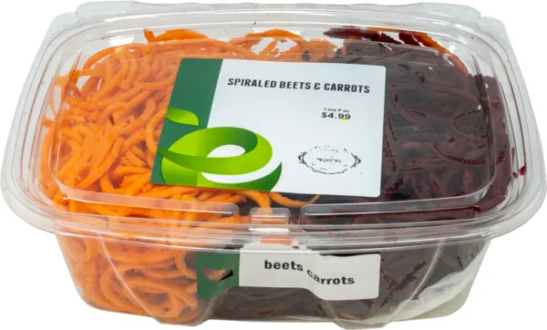 Spiraled Beets & Carrots