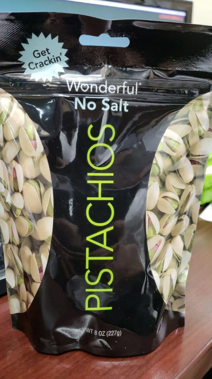 Pistachios No Salt