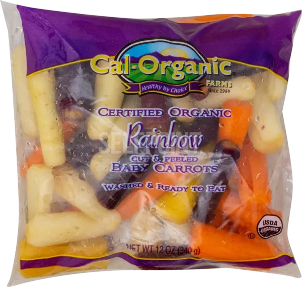 Organic Rainbow Baby Carrots