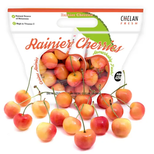 White Rainier Cherries
