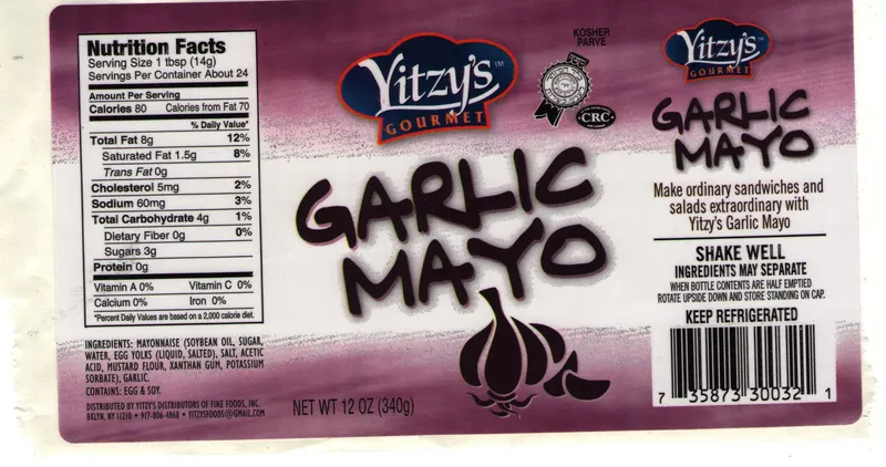 Dressing Garlic Mayo