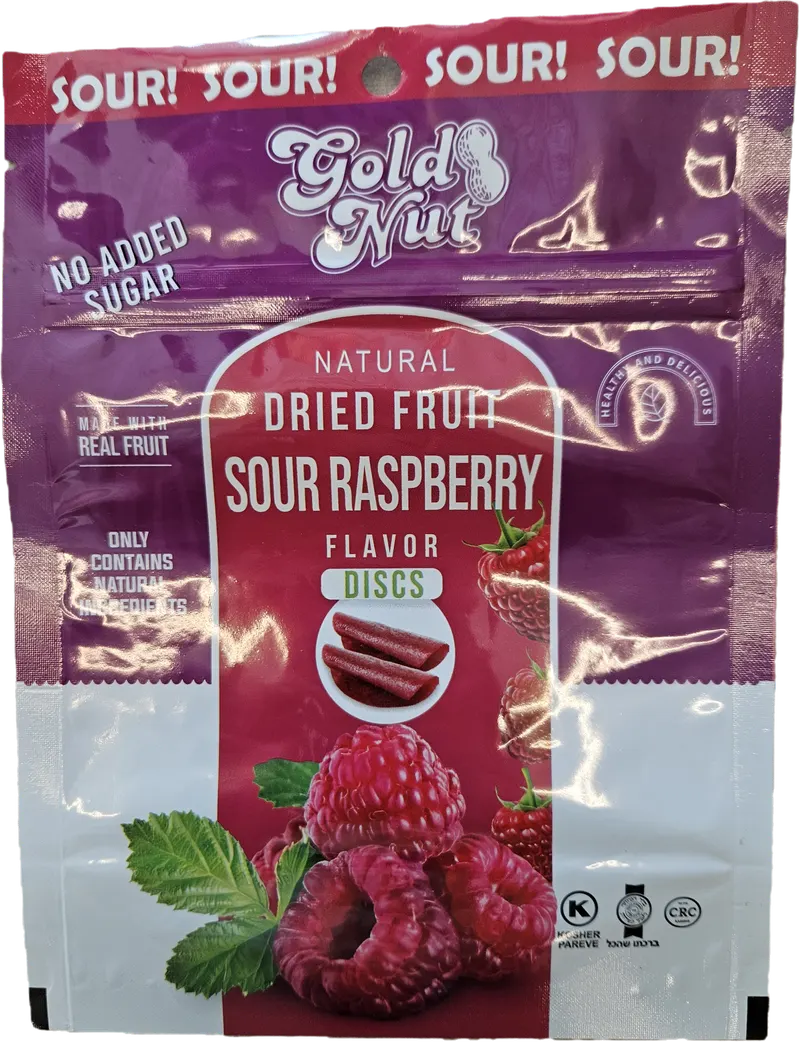 Dried Sour Raspberry Discs