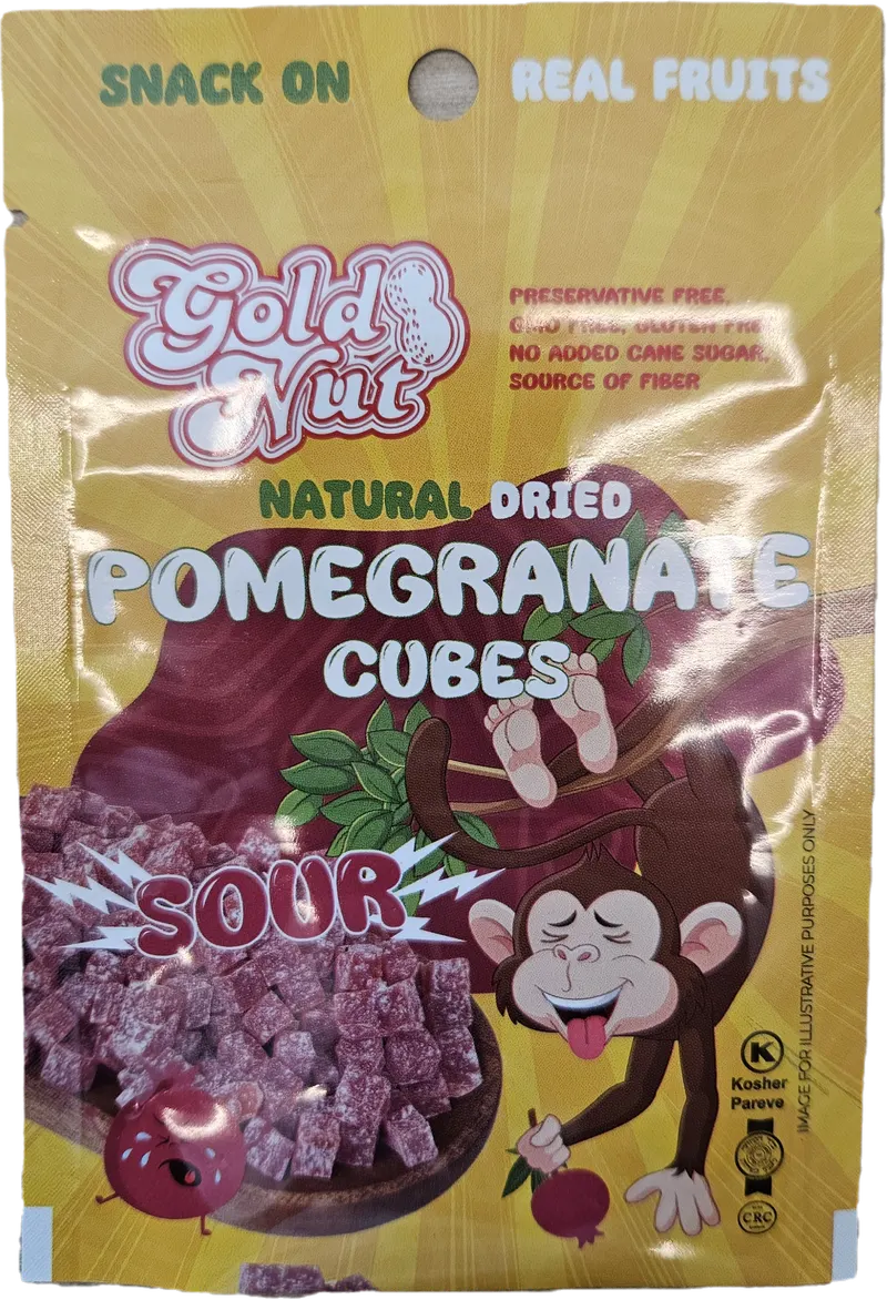 Dried Fruit Cubes Sour Pomegranate
