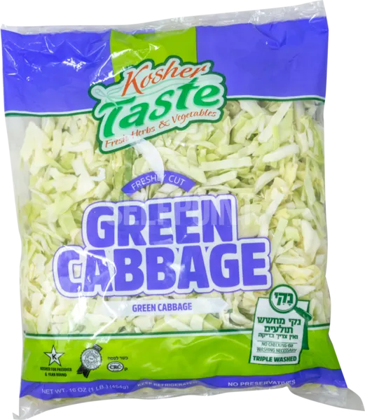 Freshly Cut Green Cabbage