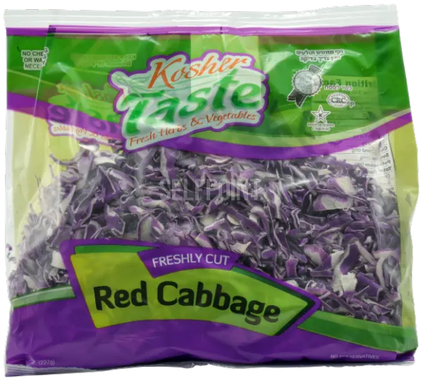 Freshly Cut Red Cabbage