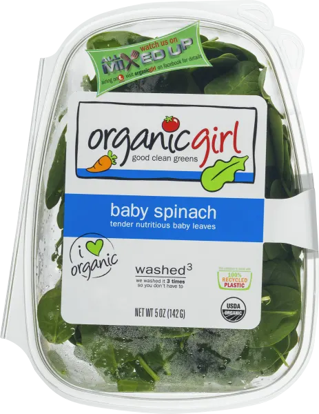 Triple Washed Baby Spinach