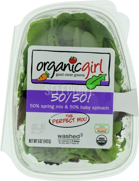 Organic Baby Spinach/Spring Mix 50/50