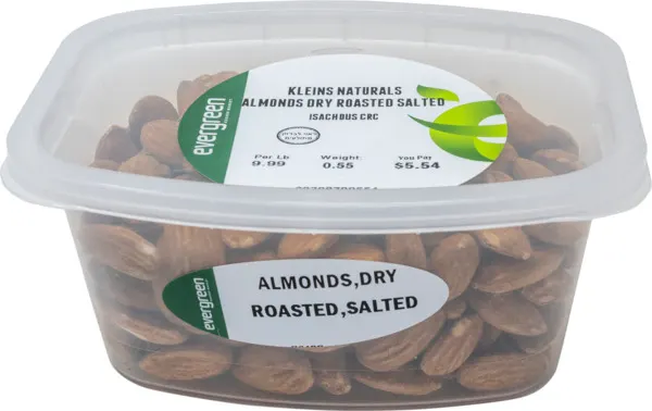 Dry Roasted Salted Almonds